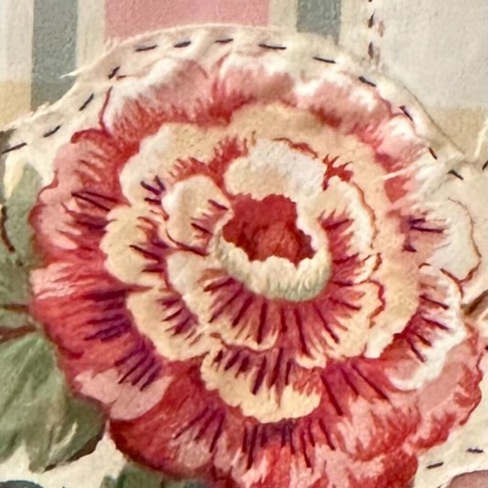 American Eagle Upcycled Patchwork Floral Design J… - image 4